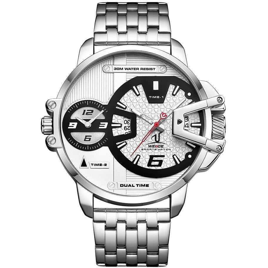 WEIDE Gigantaur 50mm Steel White Watch