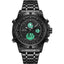 WEIDE Goblin Ion Steel Black Trim Watch