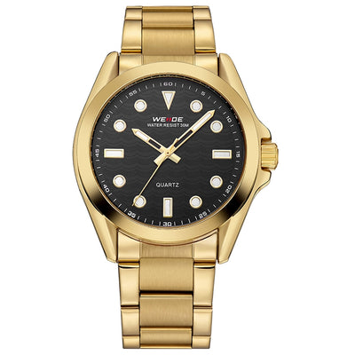 WEIDE Classic Quartz 40mm Gold/Black Edition Syrup Watch