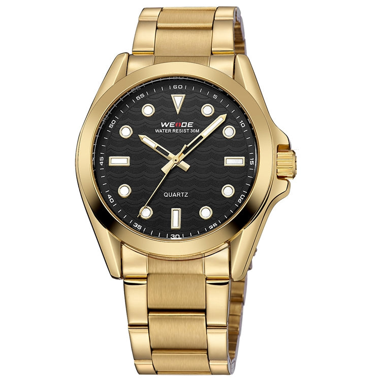 WEIDE Classic Quartz 40mm Gold/Black Edition Syrup Watch