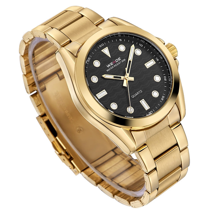 WEIDE Classic Quartz 40mm Gold/Black Edition Syrup Watch