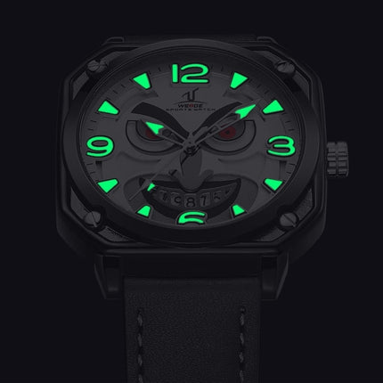 WEIDE Joker 44mm Luminous Silver Watch