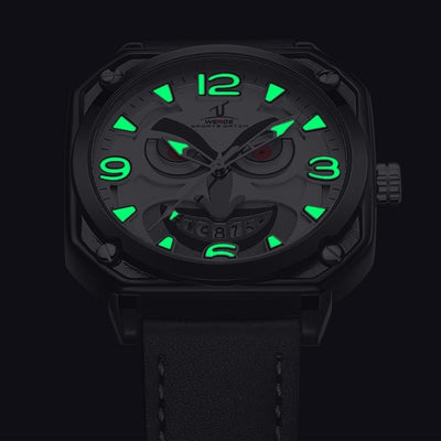 WEIDE Joker 44mm Luminous Silver Watch