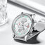 WEIDE Race Milanese Silver/White Watch