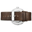 WEIDE Orb 42mm White/Brown Watch