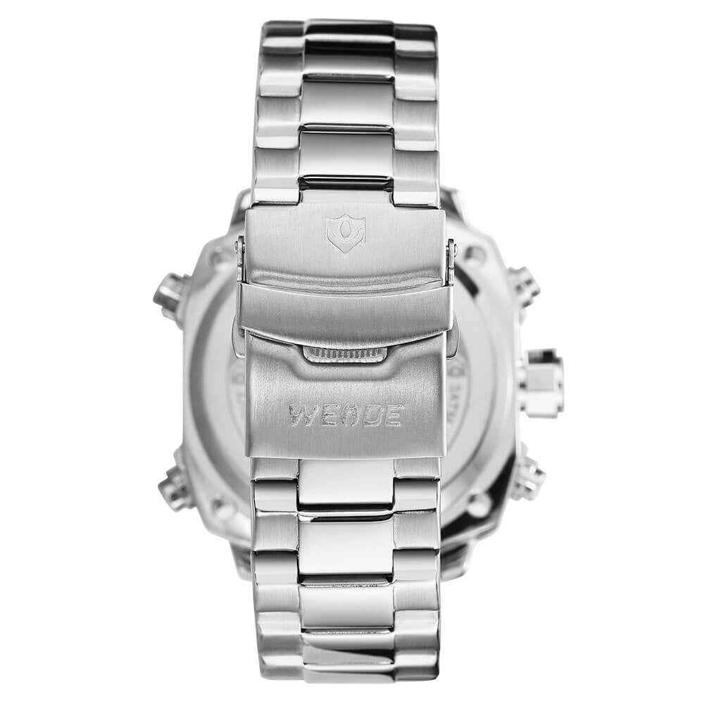 WEIDE Delta Steel Silver/Black Watch
