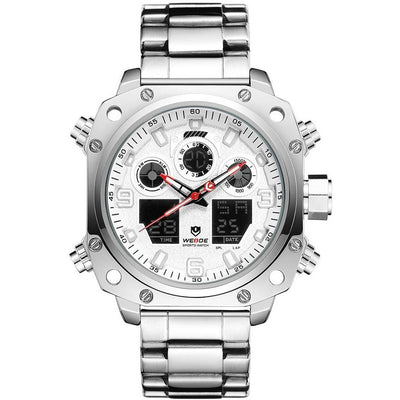 WEIDE Delta Steel White Watch