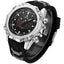 WEIDE Powerhouse Dual Time Black/Silver Watch