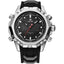 WEIDE Powerhouse Dual Time Black/Silver Watch