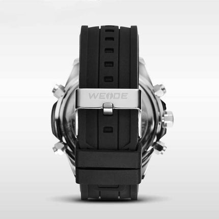 WEIDE Powerhouse Dual Time Silver/White Watch