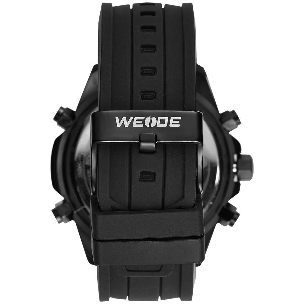 WEIDE Powerhouse Dual Time Black/Yellow Edition Watch