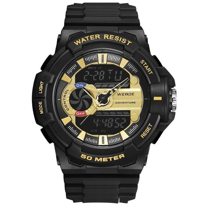 WEIDE Propellar Black/Gold Watch
