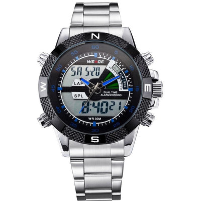 WEIDE Rainmaker Sport Steel Blue/Silver Watch