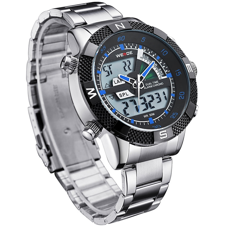 WEIDE Rainmaker Sport Steel Blue/Silver Watch