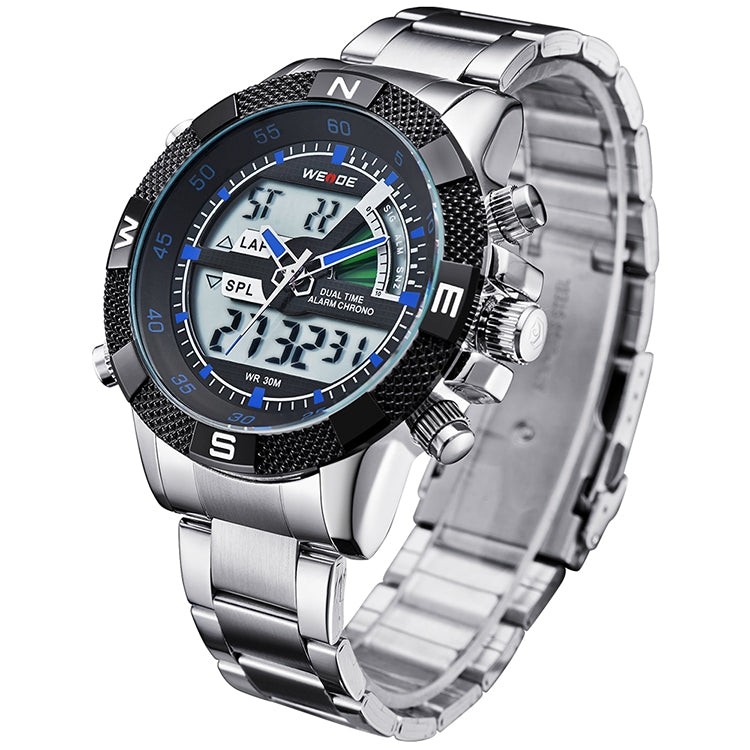 WEIDE Rainmaker Sport Steel Blue/Silver Watch