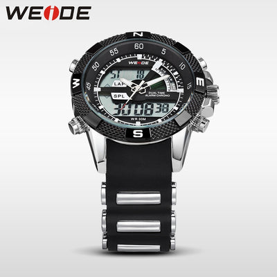 WEIDE Rainmaker Sport Steel Infused Black/Silver Watch