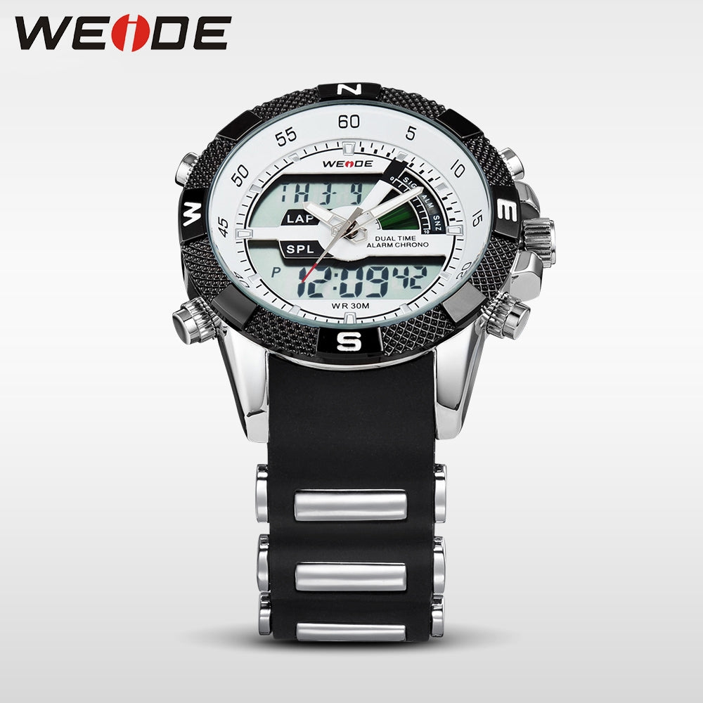 WEIDE Rainmaker Sport Steel Infused White/Silver Watch