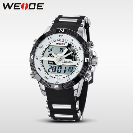 WEIDE Rainmaker Sport Steel Infused White/Silver Watch