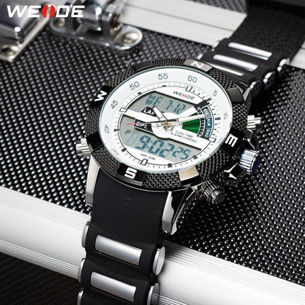 WEIDE Rainmaker Sport Steel Infused White/Silver Watch