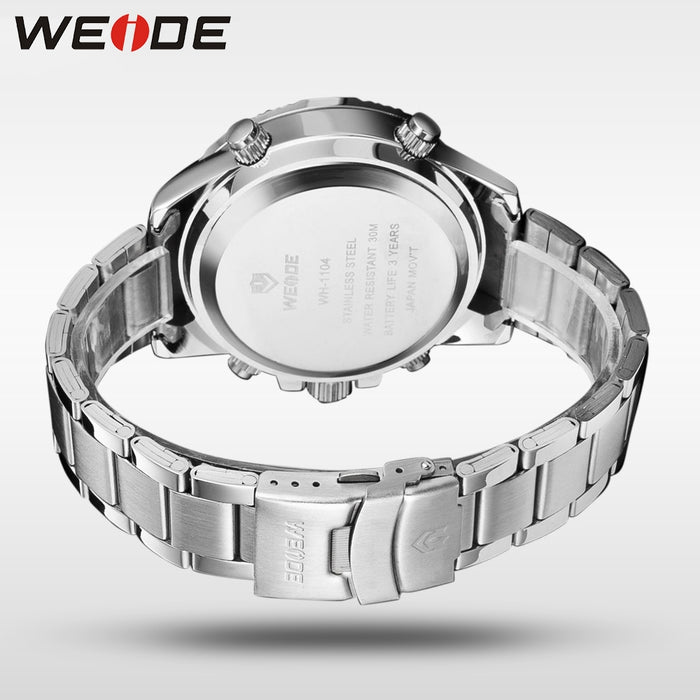 WEIDE Rainmaker Sport Steel Black/Silver Watch