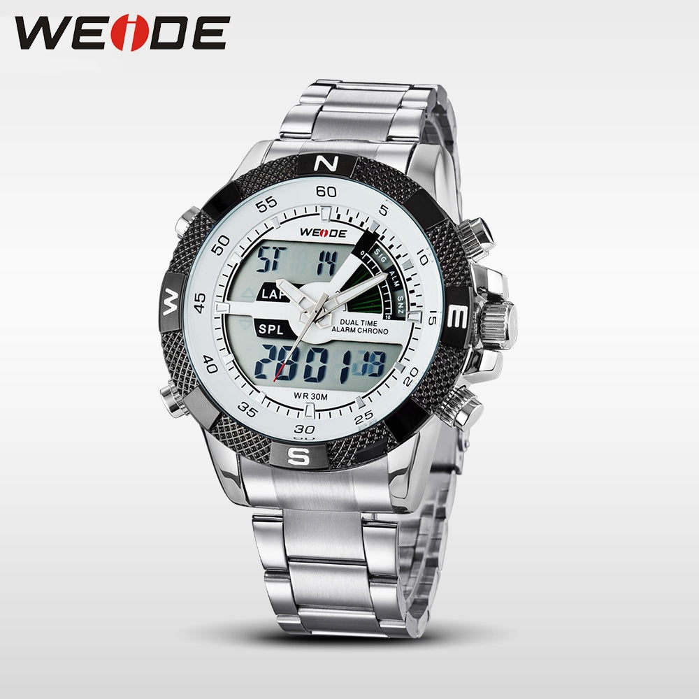 WEIDE Rainmaker Sport Steel White/Silver Watch