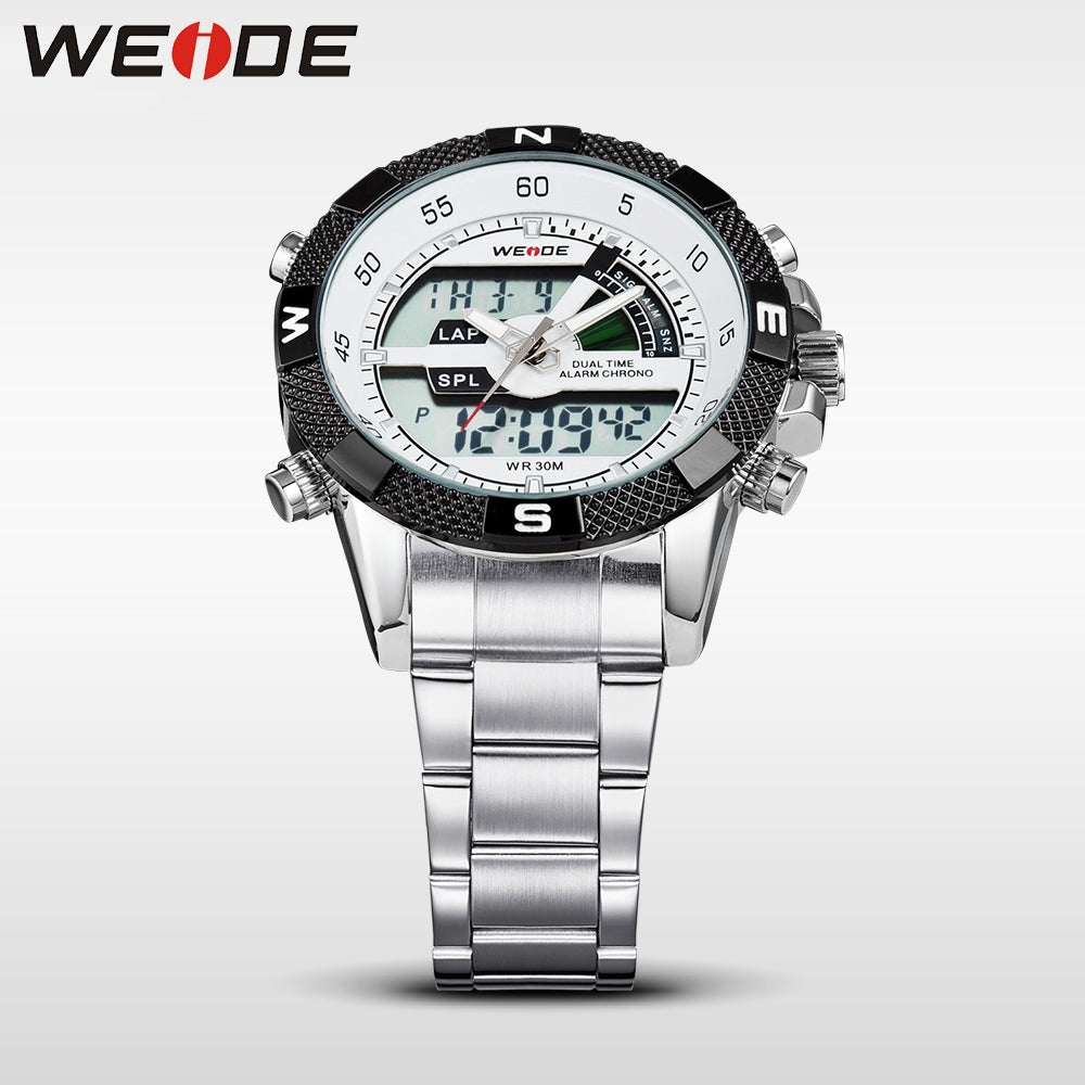 WEIDE Rainmaker Sport Steel White/Silver Watch