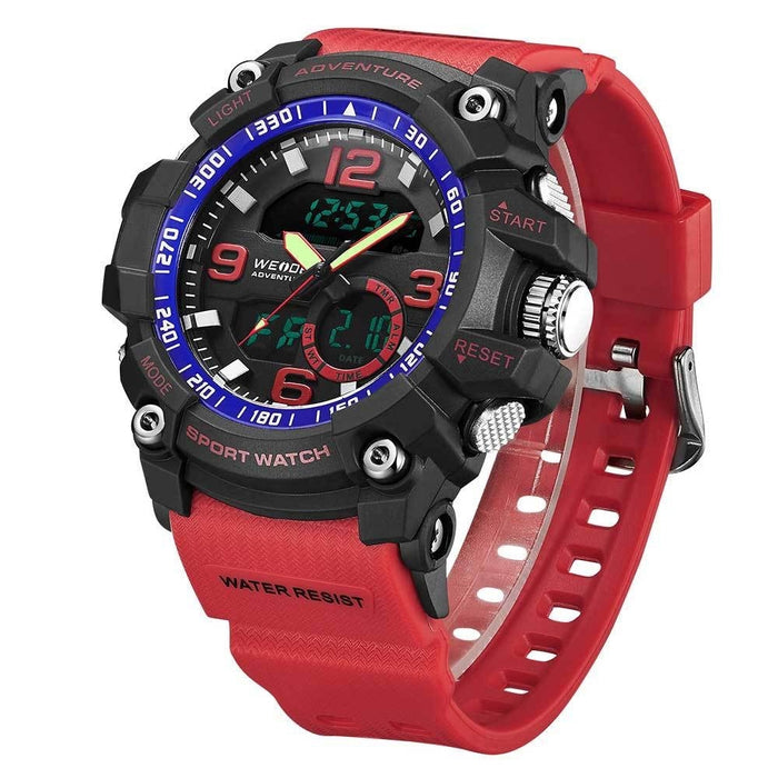 WEIDE Dakar Adventure Red/Blue Trim Watch