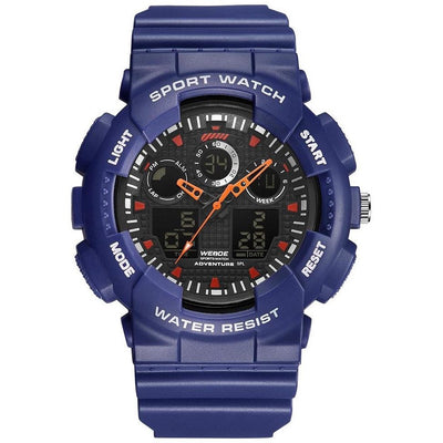 WEIDE Commando Electric Blue Watch