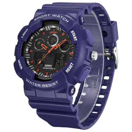 WEIDE Commando Electric Blue Watch