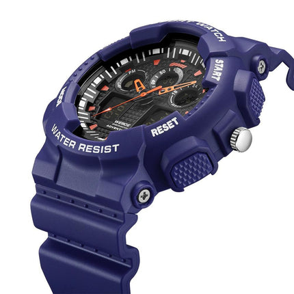 WEIDE Commando Electric Blue Watch