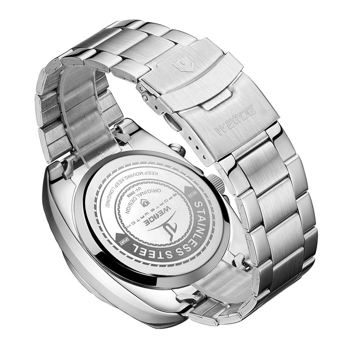 WEIDE Flash UV Steel Silver Watch