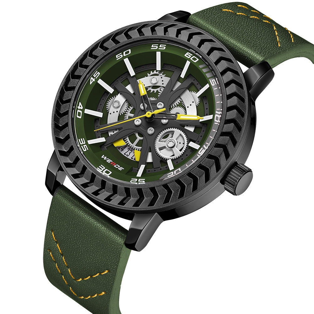 WEIDE Spoke 45mm Hummer Green Watch