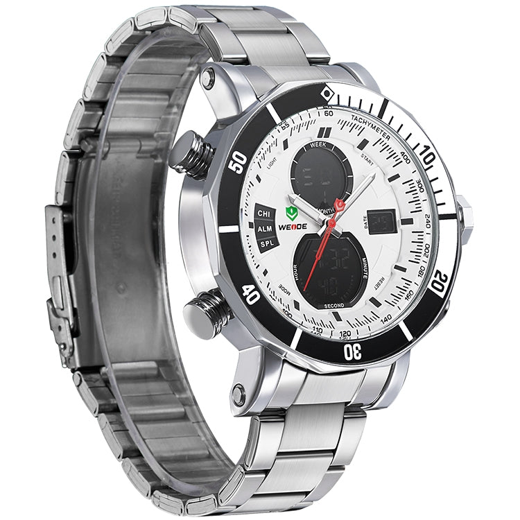 WEIDE Hammerhead Steel White Watch