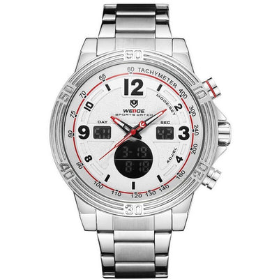 WEIDE Tachy Classic White Watch