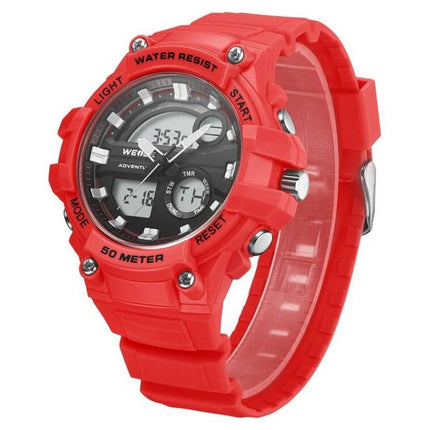 WEIDE Sporty Red Watch