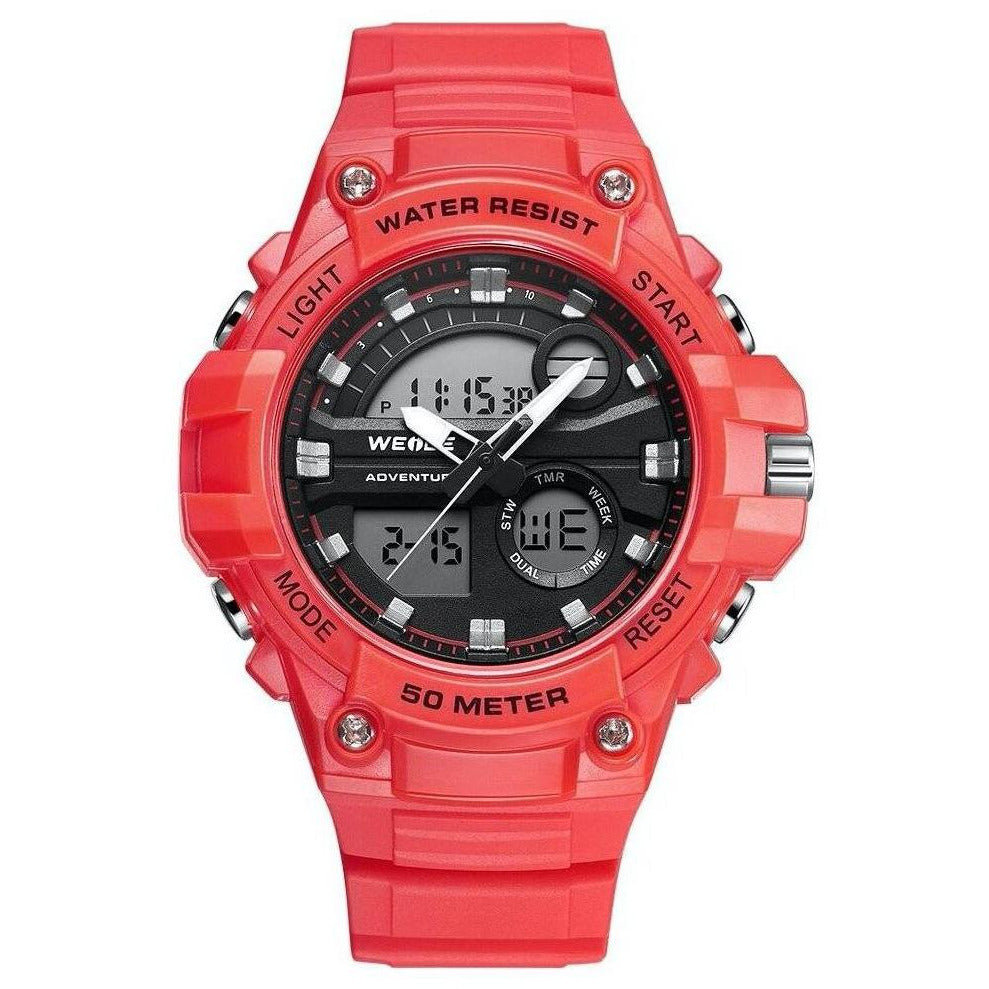 WEIDE Sporty Red Watch