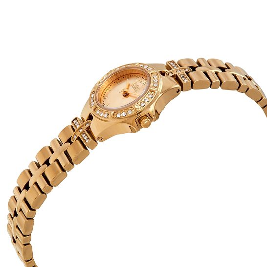 INVICTA Wildflower 21.5mm Swiss Crystal Gold Watch