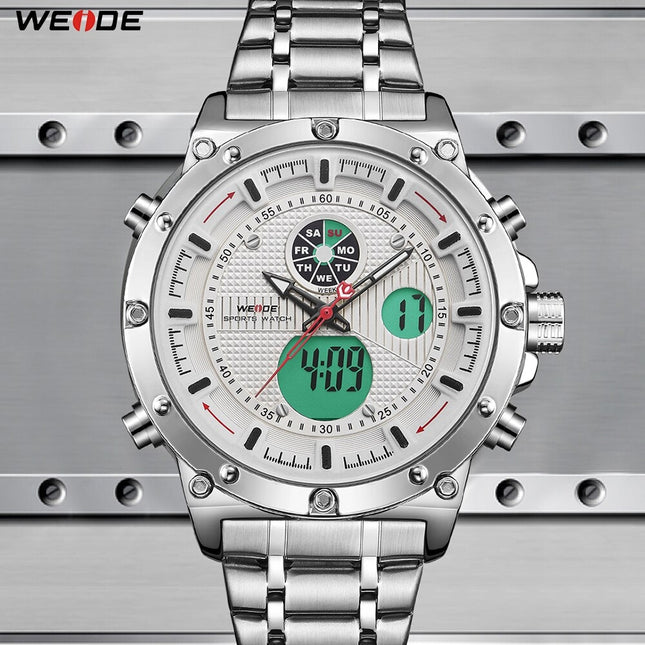 WEIDE Goblin Steel White Watch